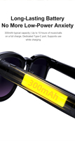 Lunettes Intelligentes IA 2026 avec Caméra 8MP, Enregistrement Vidéo, Traduction 20+ Langues, Lunettes de Soleil pour Appels et Lecture Musicale, Étanchéité IPX-6