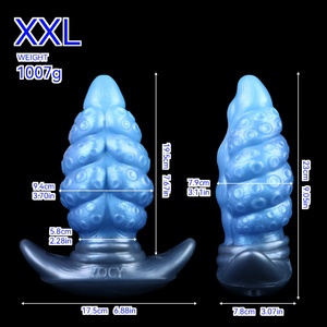 YOCY - Tapón Anal con Forma de Ancla de Barco de Gran Tamaño, Múltiples Funciones, Mordaza Bucal, Dildo Anal Usable, Tapón Anal con Cola, Juguetes Sexuales para Parejas - Product Image 2