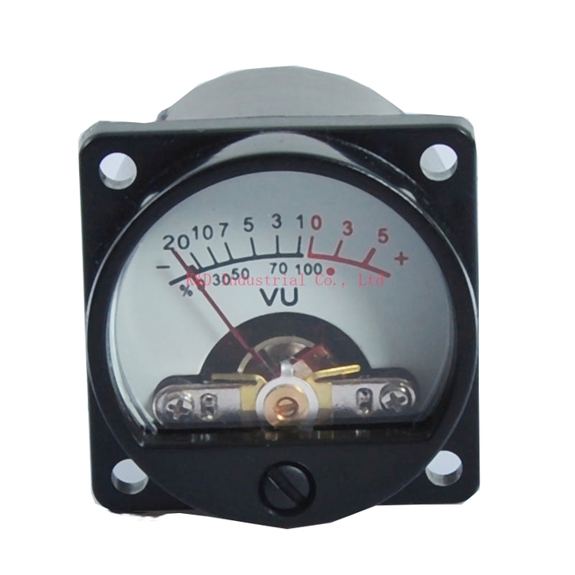 35x35mm VU Panel Meter Warm Back Light Audio Tube Amplifier