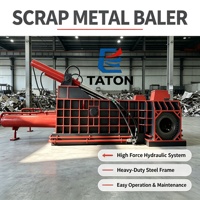 Presse à balles en acier inoxydable certifiée CE Y81-800 avec contrôle PLC, pour ferraille, haute productivité, économe en énergie, compacteur