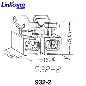 Spring-loaded Fast Connect <b>Terminal</b> Block Push-in Connector Quick Connect <b>Terminal</b> Block 450V 24A Electrical Accessories 932-2 - Product Image 4