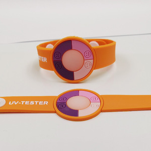 UV Test Bracelet UV Discoloration Hand <b>Strap</b> Children's Watch Silicone Soft Cartoon <b>Wrist</b> <b>Strap</b> BJ005 Ultraviolet Reminder - Product Image 5