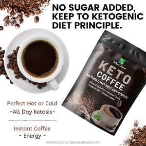 Polvo de reemplazo de comida, café KETO, vientre plano, barriga, dieta cetogénica, desintoxicación, quema de grasa, Control Delgado, pérdida de peso, café para adelgazar - Product Image 3