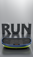 Plate-forme de vibration de plaque de vibration d'exercice de corps entier les plus populaires