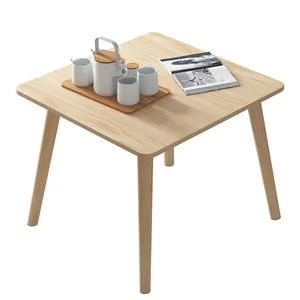 Đồ Nội Thất Phòng Khách Bàn Cà Phê Vuông Nhỏ Bàn Gỗ Nhật Bản Bàn Cuối Mesas De Centro - Product Image 1