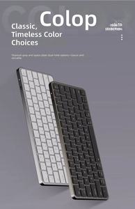 คีย์บอร์ด OEM แบบ Ergonomic ไร้สาย Bluetooth แบบ Dual Mode ชาร์จได้ สำหรับธุรกิจและเดสก์ท็อป - Product Image 2