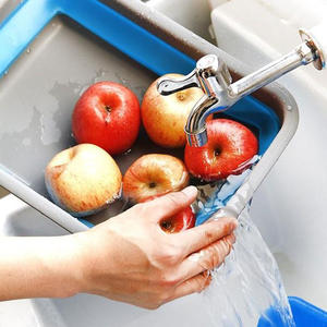 Bol de lavage pliable pour voyage en plein air, baignoire à vaisselle pliable Pop, bassin de lavage pliable, Camping caravane gain de place - Product Image 3