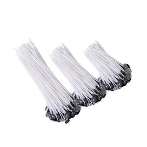 100% Natürliches Sojawachs Großpackung Kerzen Dochte DIY Baumwolldocht mit Basis für Sandperlenwachs - Product Image 1