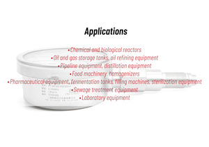 ZHYQ PT124Y-621 0-1MPa-150MPa Sanitaire Antichoc Bourdon Tube Diaphragme Manomètre 1.6% FS Précision SS304 Matériel 4-20ma - Product Image 4