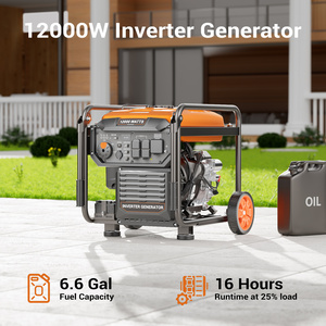 Générateur à essence à démarrage électrique 9000W 9kW 11,25 kVA, type ouvert, générateurs portables pour la maison, le chantier, les grands événements - Product Image 4