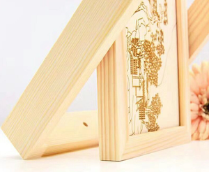 <span class=keywords><strong>Cornice</strong></span> Fotografica Rotante <span class=keywords><strong>in</strong></span> <span class=keywords><strong>Legno</strong></span> Massello <span class=keywords><strong>Grezzo</strong></span> per Incisione Laser e Pirografia, Vendita all'Ingrosso - Product Image 4