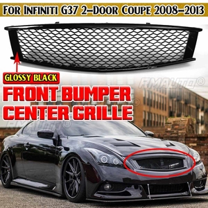 ตะแกรงกันชนหน้ารถยนต์ G37 สำหรับ Infiniti G37 2 ประตู คูเป้ ปี 2008-2013  วัสดุ ABS ลายรังผึ้ง  แผงตะแกรงกลางแบบเรซซิ่ง - Product Image 1