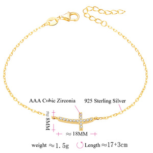 POLIVA Pulseras de plata de ley 925 personalizables para niñas Pulsera con corazón grabado - Product Image 2