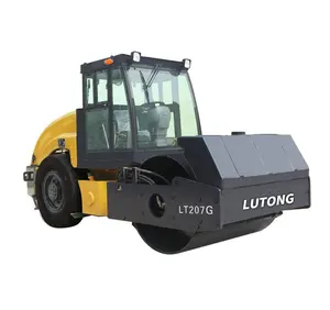 LUTONG 7 طن LT207G 600 مللي متر الرصيف الضاغطة الاهتزاز الطفل مدحلة