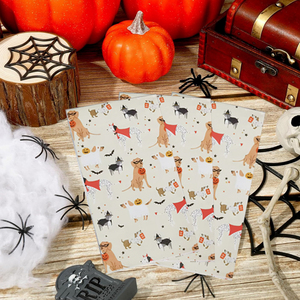 Serviettes <span class=keywords><strong>en</strong></span> <span class=keywords><strong>papier</strong></span> pour chiot d'Halloween blanches AY, chiens <span class=keywords><strong>en</strong></span> <span class=keywords><strong>costume</strong></span>, <span class=keywords><strong>serviette</strong></span> pour invités, friandises ou farces, décoration de fête, serviettes, chaque paquet de 30 - Product Image 4