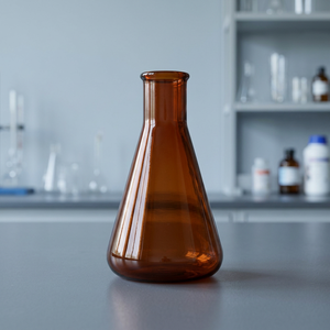 Fiole Erlenmeyer en verre borosilicaté, récipient conique de laboratoire pour expériences chimiques et stockage - Product Image 3