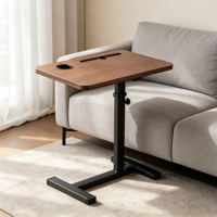 Bureau pour ordinateur portable réglable en hauteur et mobile à 360° °   Table d'étude pliable et rotative pour le bureau à domicile