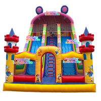 Fabricant toboggan gonflable en plein air double toboggan gonflable combo toboggan gonflable pour les enfants