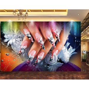 <span class=keywords><strong>Papier</strong></span> <span class=keywords><strong>Peint</strong></span> Mural Adhésif 3D <span class=keywords><strong>Salon</strong></span> de Nail Art Studio de Manucure Décoration Murale - Product Image 2