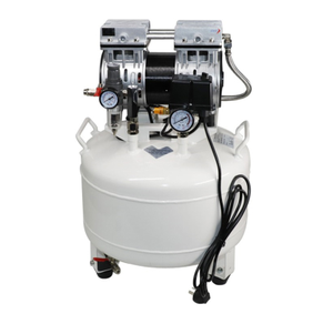 Professionale portatile 1HP 115V silenzioso compressore d'aria dentale 30L serbatoio tipo pistone senza olio con componenti del motore centrale - Product Image 3