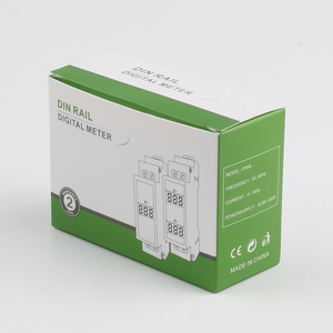 DIN Rail Mount Voltage Meter AC 80-500V, Mini Modular Ammeter 0-100A, LED Digital Display Indicator, Frequency Meter - Product Image 4