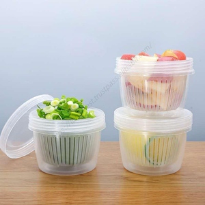 Organizador de Verduras para Cocina DD1105, Contenedor de Plástico Sellado para Guardar Ajo y Cebolla en el Refrigerador, Mantiene Frescos los Productos - Product Image 1