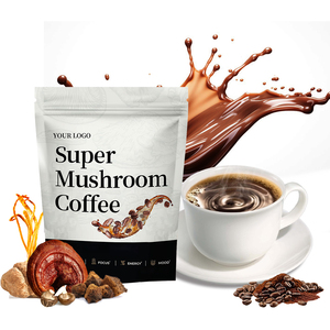 ผงกาแฟเห็ดหลินจือดำสำเร็จรูปสมุนไพรเพื่อสุขภาพ ผลิตโดย OEM สารสกัดจากเห็ดหลินจือออร์แกนิก ขายส่ง - Product Image 4
