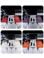 Tapis de sol de voiture en TPE multicolores à double couche, tout temps, de luxe, spécialement conçu pour BYD Dolphin