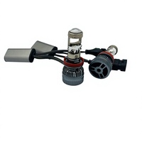 BBROY 6500K Mini Ampoule LED H11 avec Lentille de Projecteur Bi-LED 110W 13000LM pour Voiture, Mini Phare LED H11 avec Lentille de Projecteur Bi-LED