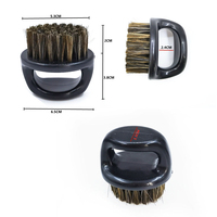 Poils de sanglier doux pour hommes, Logo personnalisé, en poils de sanglier, pour hommes, pour rasage, barbe, badges des doigts, 1 pièce
