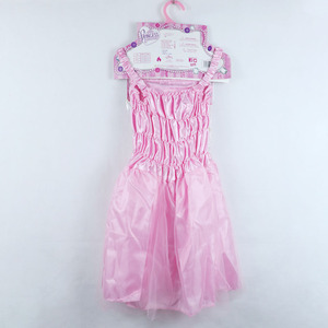 Nouvel ensemble robe de <span class=keywords><strong>princesse</strong></span> rose pour filles, robe en satin et tulle avec chaussures à nœud arc-en-ciel, costume de fête pour enfants - Product Image 2