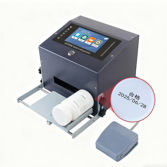 Factory Wholesale Electric 12.7mm Desktop DTF Inkjet Printer 600dpi Fast Dry Ink Production Date Printing Cartons Boxes Bottles