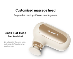 Darius personalizável elétrica portátil massageador muscular <span class=keywords><strong>Mini</strong></span> massagem Fascia Gun massagem arma para o corpo especificamente rosto - Product Image 4