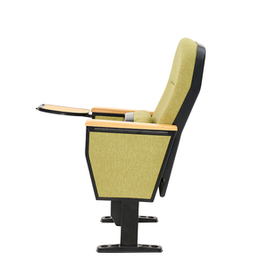 Silla de Auditorio Moderna GLGW para Cine, <span class=keywords><strong>Hotel</strong></span>, Teatro Público y Uso Escolar, con Reposabrazos de Tela y Tablero de Escritura - Product Image 3