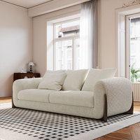 Juego de mantas de invierno de piel de Sherpa de diseño europeo para sofá cama apartamento y Villa uso blanco