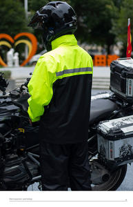 معطف واق من المطر عالي الجودة مضاد للماء للبالغين ، دراجة نارية في الهواء الطلق ، ملابس المطر ، بدلة متينة - Product Image 3