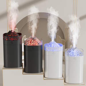 Humidificateurs USB Volcan en Gros avec Lampe de Nuit, Humidificateur d'Air Ultrasonique, Diffuseur de Parfum Effet Flamme pour la Maison - Product Image 1