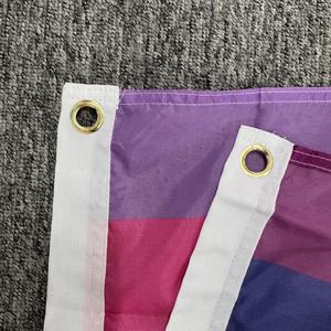 Vente chaude 3x5 FT Gilbert Baker Pride Drapeau 9 Couleurs Rainbow Drapeaux LGBT Drapeau Imperméable et Couleurs Vives - Product Image 4