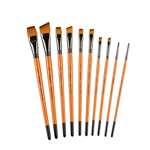 <span class=keywords><strong>Set</strong></span> di <span class=keywords><strong>Pennelli</strong></span> <span class=keywords><strong>per</strong></span> <span class=keywords><strong>Pittura</strong></span> Giorgione con Setole in Nylon, Manico in Legno e Ghiera in Rame - Product Image 1