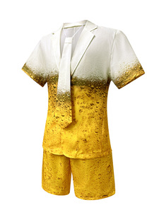 2025 hommes nouveau Style costume et robe pour femmes jaune bière Festival <span class=keywords><strong>tenue</strong></span> pour Performa Offre Spéciale saison usage spécial Costume - Product Image 4