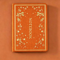 Buku Catatan A5 Berlapis Emas dengan Tekstur Linen, Sampul Keras, Jurnal Cetak Kustom, Buku Agenda Harian