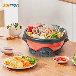 Poêle électrique multifonction ronde SUNTON personnalisable pour cuisine commerciale et restaurant, vente en gros - Product Image 1