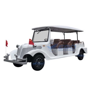 Coches Eléctricos Clásicos para Turismo / Coches Clásicos Retro Blancos para Vacaciones, Muy Vendidos en el Sector del Turismo Clásico - Product Image 1