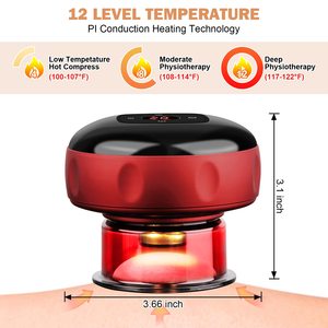 Terapia di coppettazione all'ingrosso macchina elettrica coppettazione tazze set di terapia dispositivo di terapia di coppettazione elettrica - Product Image 2
