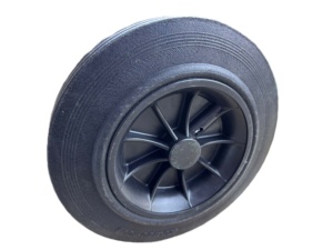 Nueva rueda de cubo de basura de acero inoxidable de 8 pulgadas - Product Image 2