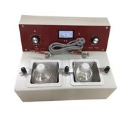 Machine de polissage pour laboratoire dentaire avec deux bains d'eau, polisseuse électrolytique