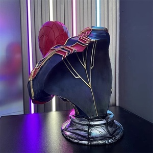 Avengers Tùy Chỉnh Nhựa Thủ Công Handmade Sắt Người Đàn Ông Và Tuyệt Vời Spider-<span class=keywords><strong>Man</strong></span> Bust Cho Nhân Vật Phim Hoạt Hình Thu - Product Image 4