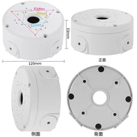Soporte Universal Impermeable de Plástico para Cámara CCTV, Caja de Conexiones, Base de Montaje para Cámara de Seguridad, Caja de Conexiones para Exteriores
