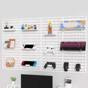 Support <span class=keywords><strong>mural</strong></span> pour panneau perforé Organisateur <span class=keywords><strong>de</strong></span> <span class=keywords><strong>bureau</strong></span> et étagère d'accessoires pour <span class=keywords><strong>bureau</strong></span> - Product Image 2
