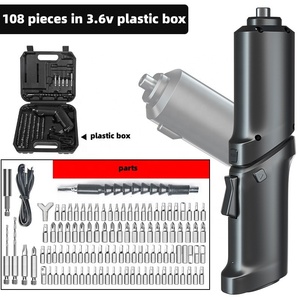 NEOBRISKEN Lithium Battery Screwdriver Rechargeable Multi-function Folding 108 Pieces Power Tools N247 Lithium Battery Screwdriv - Product Image 2